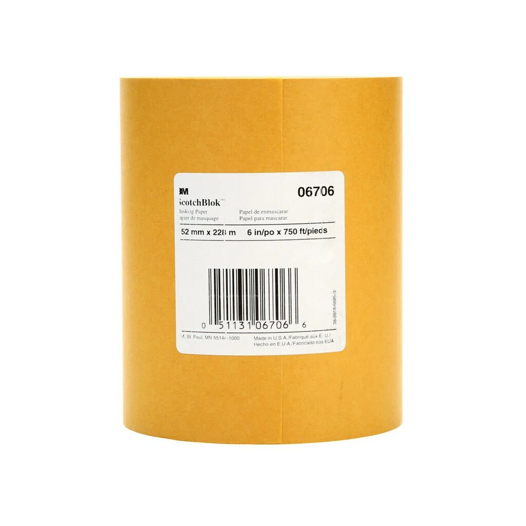 06706 – 3M Masking Paper, Use To Provide Excellent Resistance To Paint Solvents/ Urethanes/ Base Coats/ Clear Coats 6...